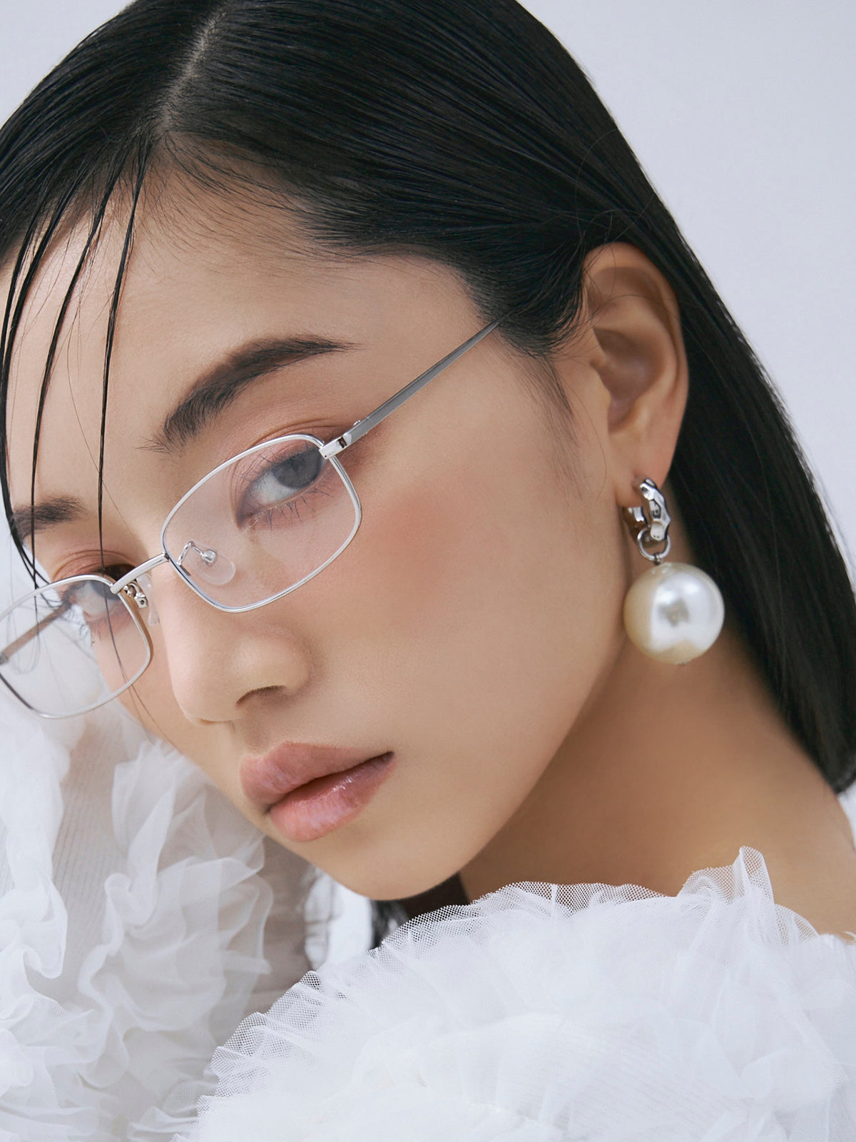 2way ビッグパールピアス