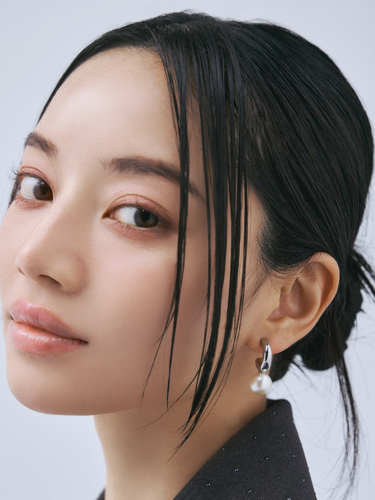 エンベデッドパールピアス