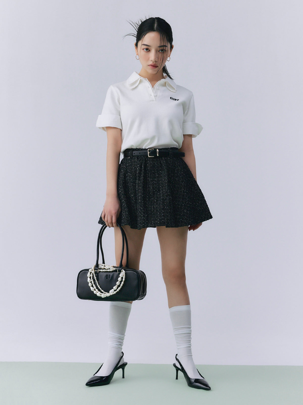 EIMYロゴボストンバッグ