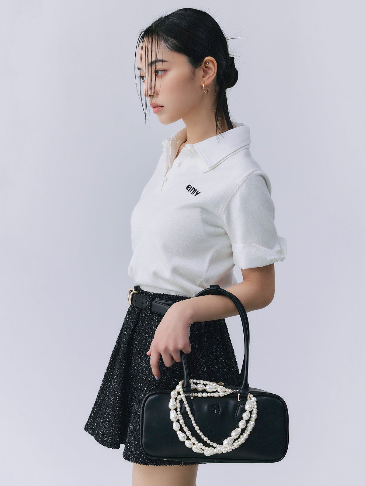 EIMYロゴボストンバッグ