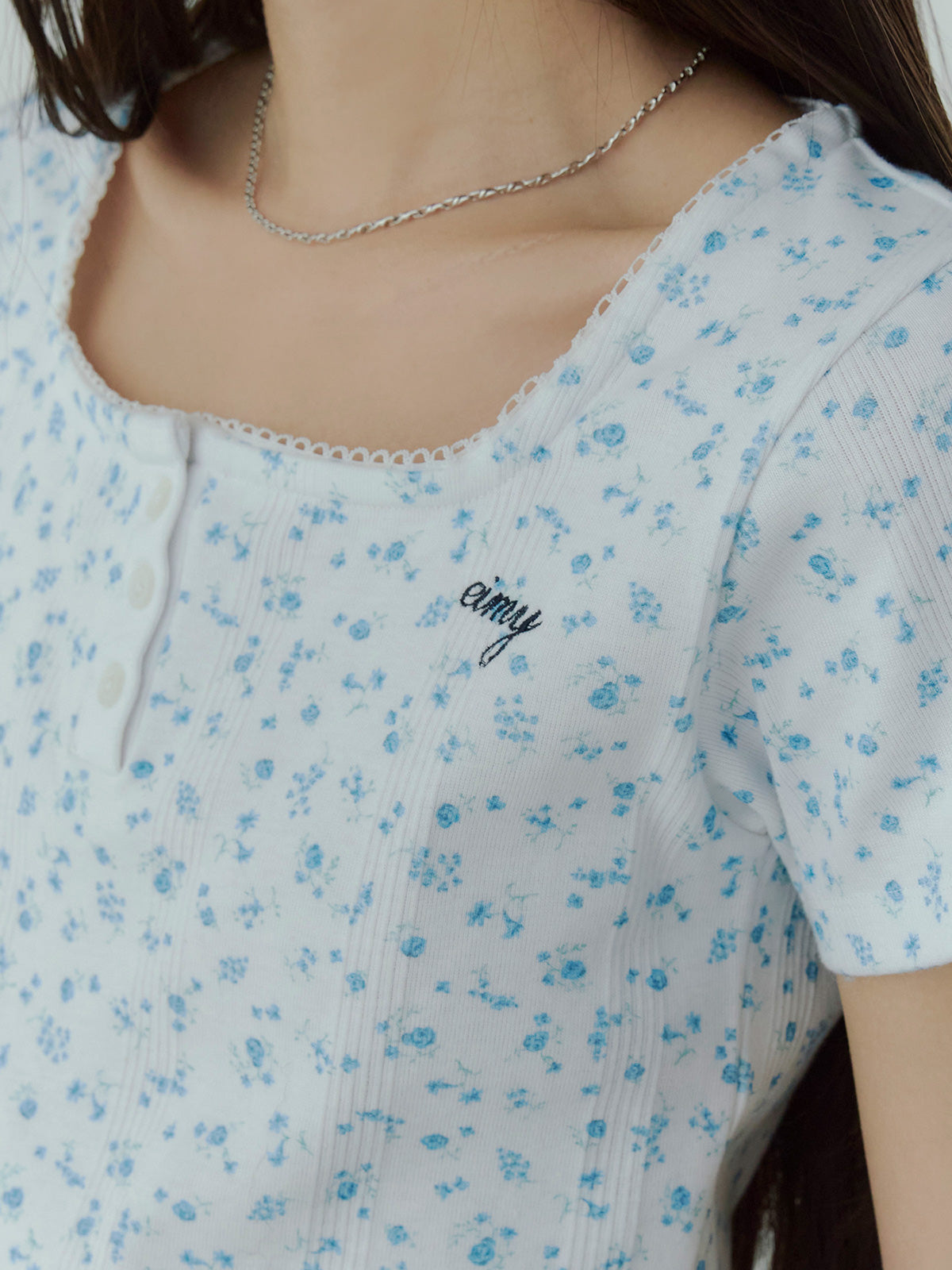 miller×eimy ハーフスリーブコンパクトTシャツ