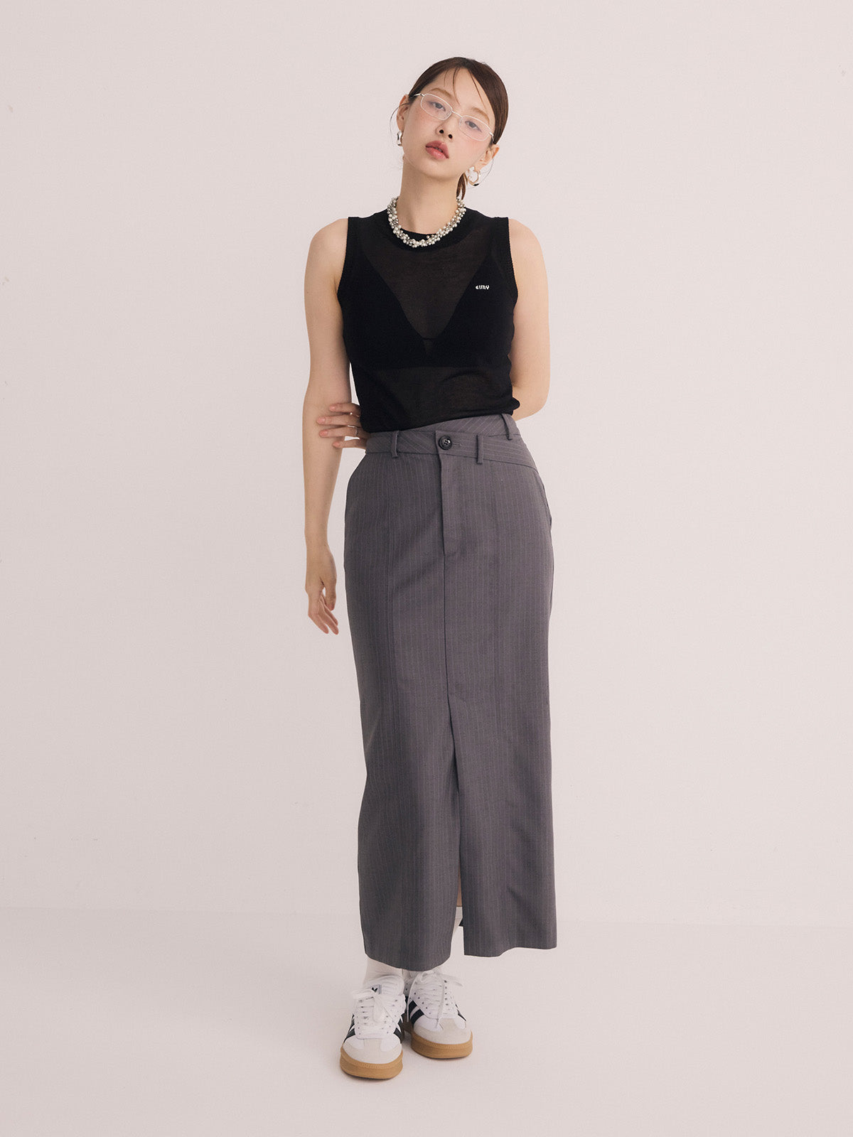 ウェストデザインスカート