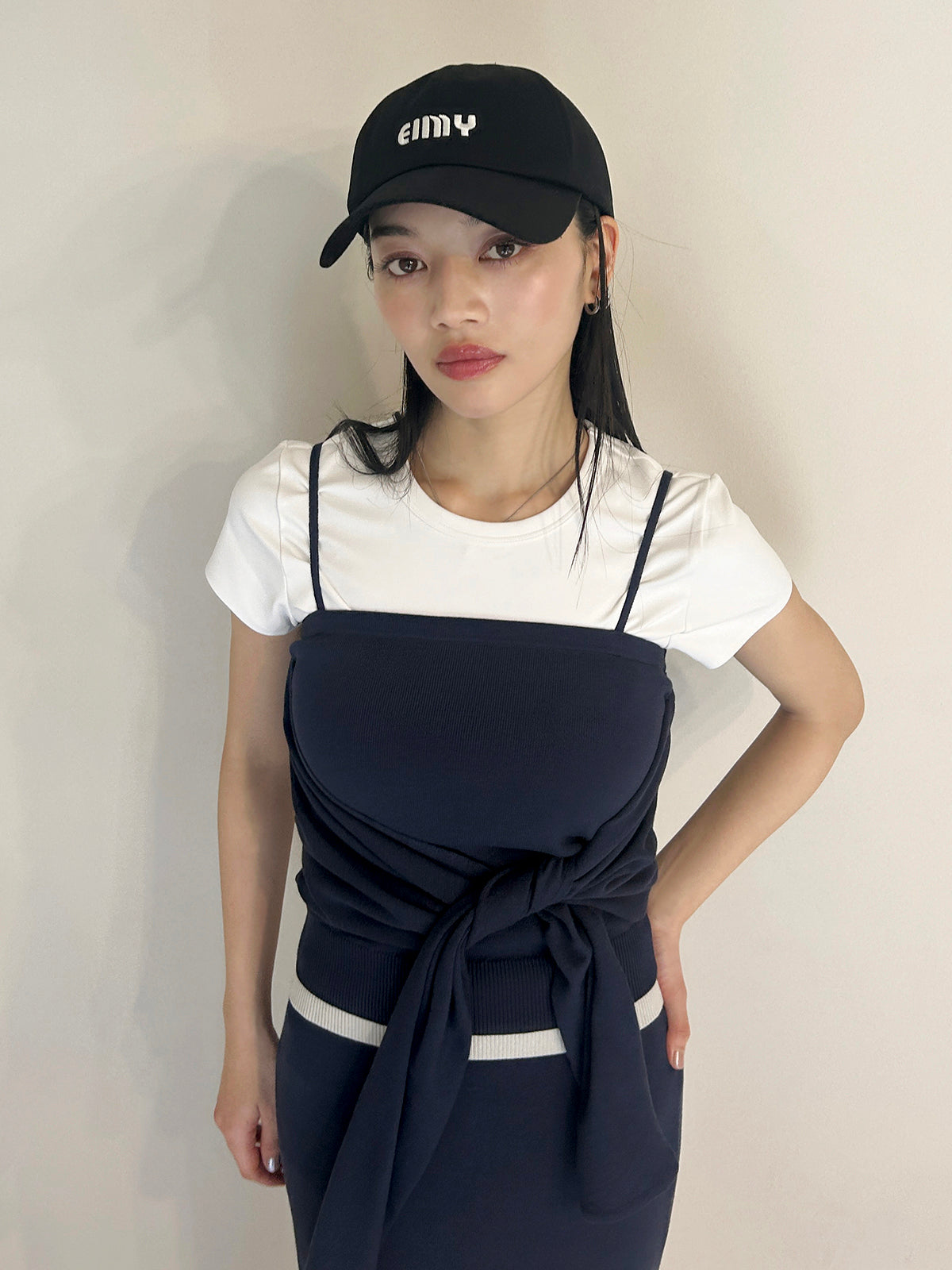 フロントデティールニットセットアップ