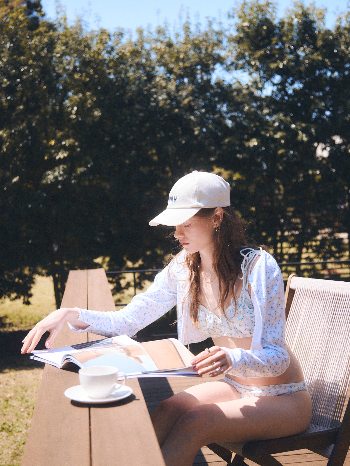 miller×eimy カーデショートワンピース