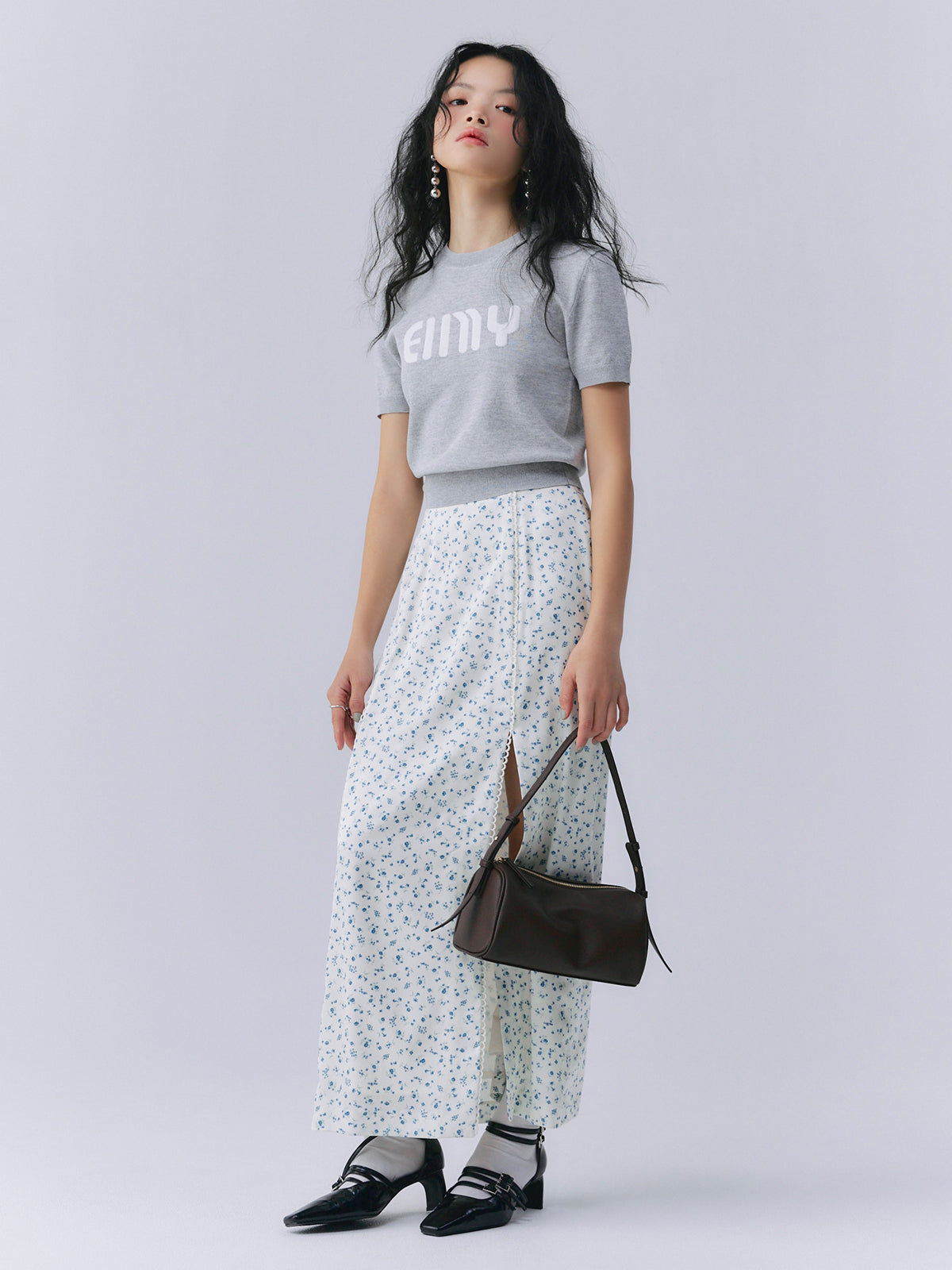 スクエアナローハンドルバッグ