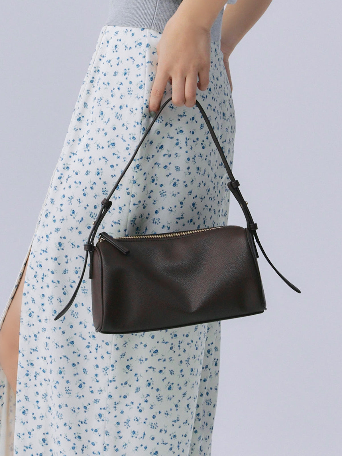 スクエアナローハンドルバッグ