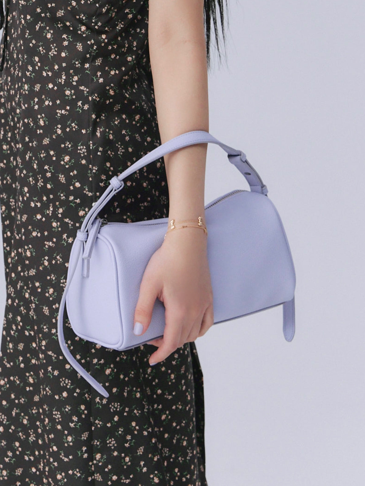 スクエアナローハンドルバッグ