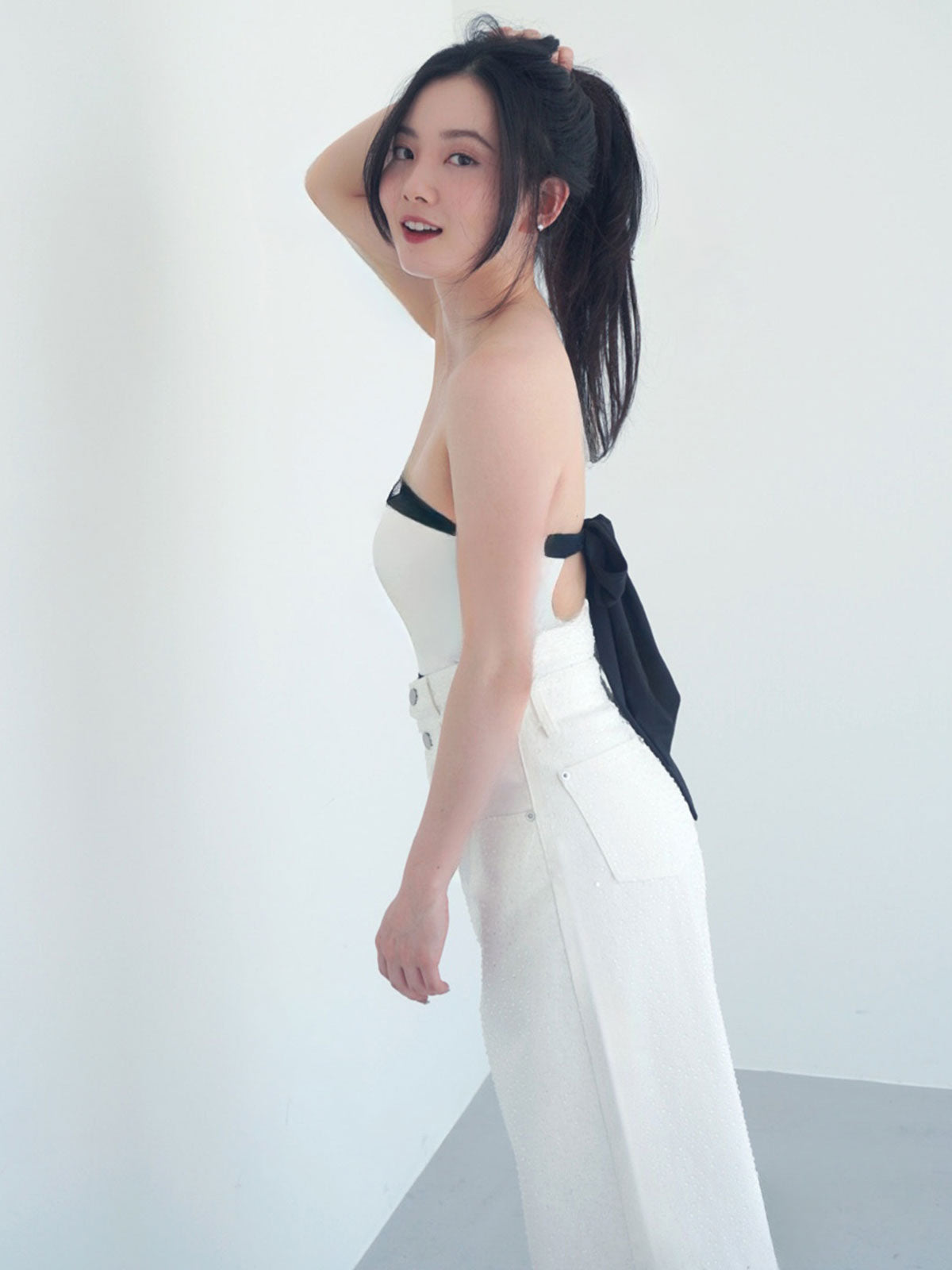 バックリボンワンピース