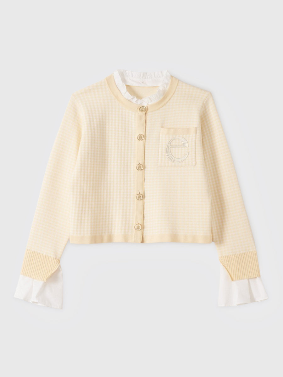 【1.14 New Color】Attached collar カーディガン