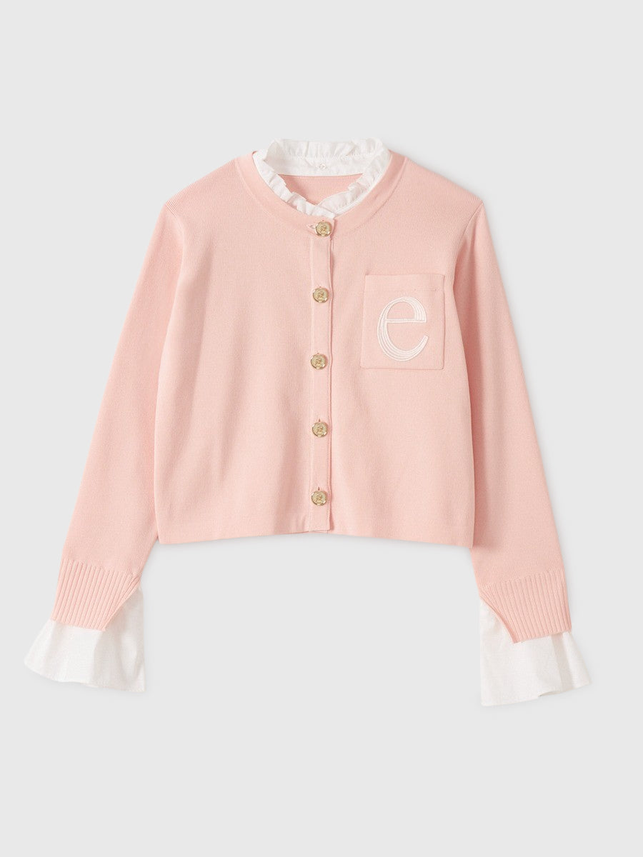 【1.14 New Color】Attached collar カーディガン