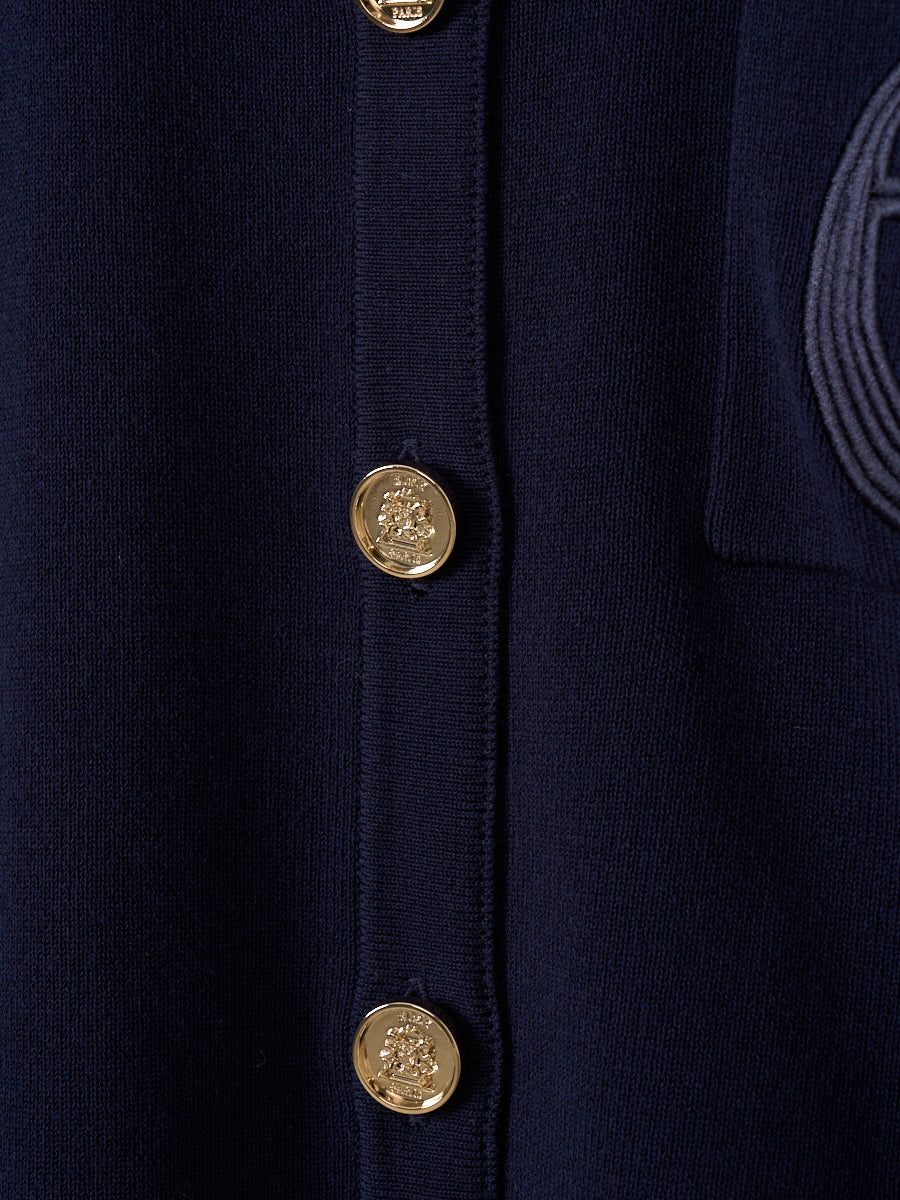 【Best Seller】ATTACHED COLLAR CARDIGAN