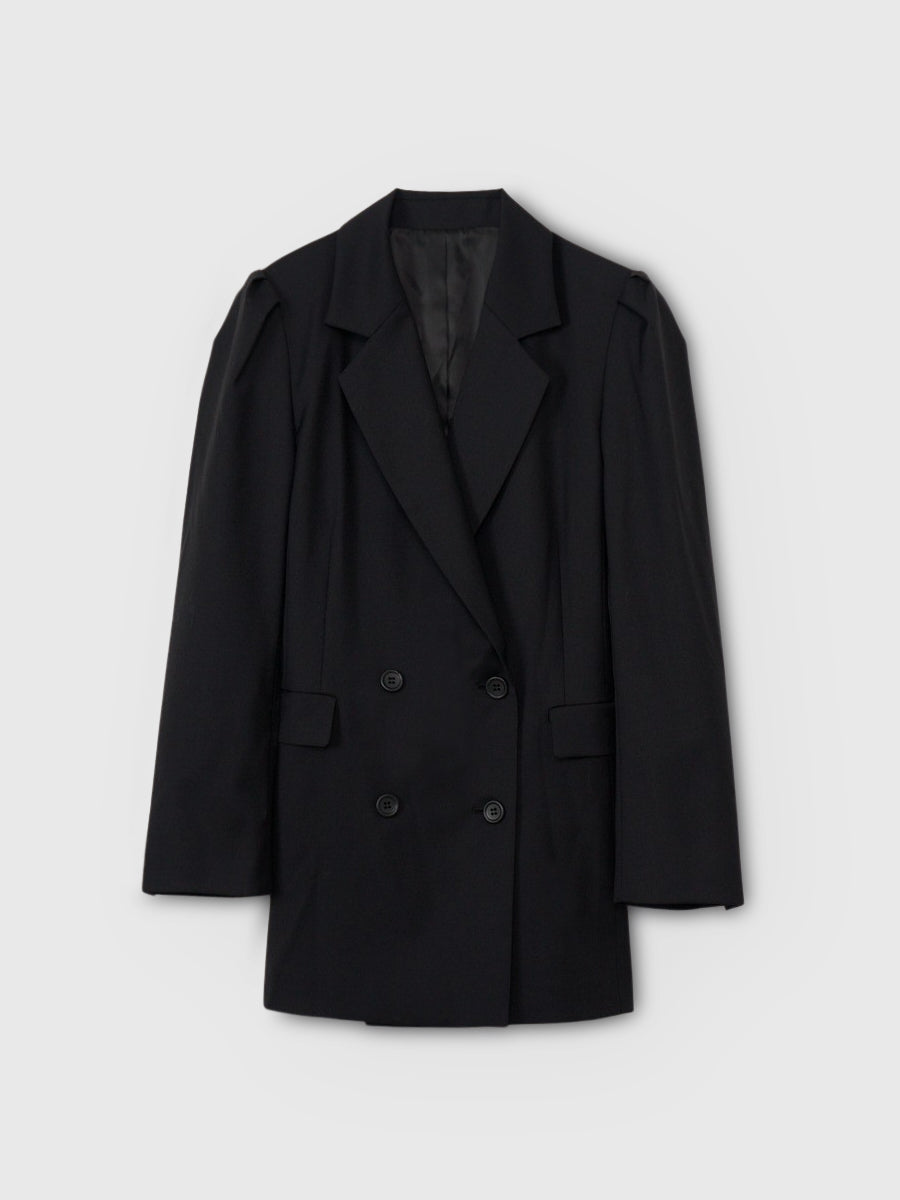 リボンベルトテーラードジャケット