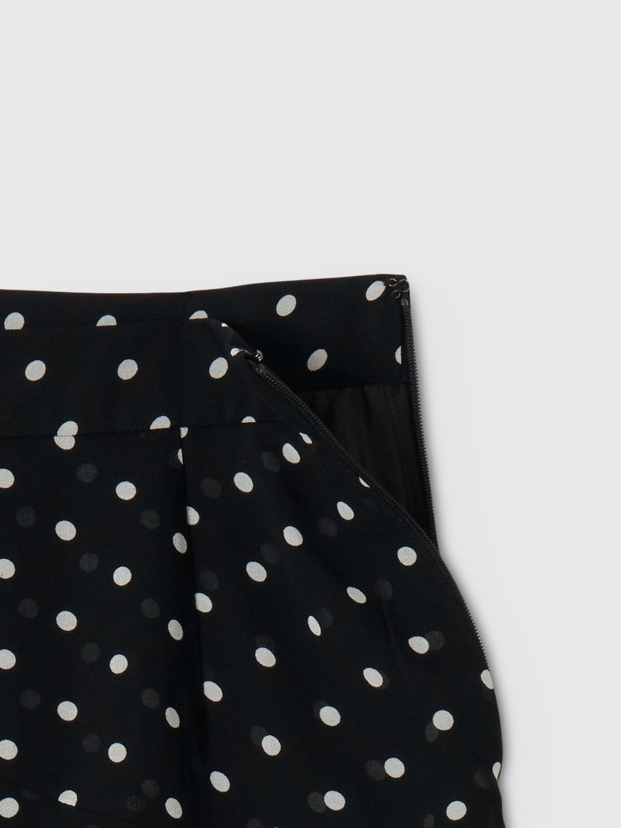ドットラッフルティアードスカート