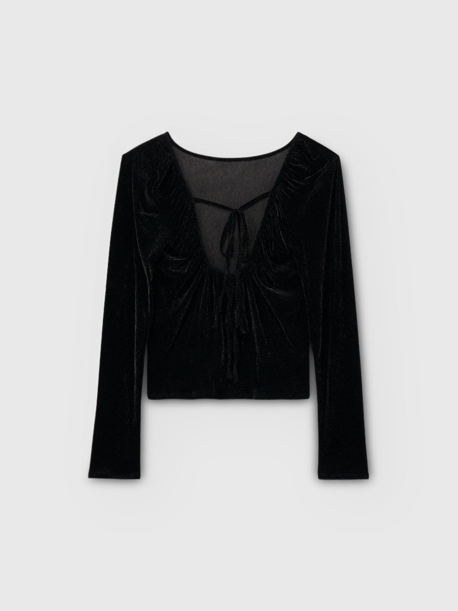 フロッキーチュールシアートップス