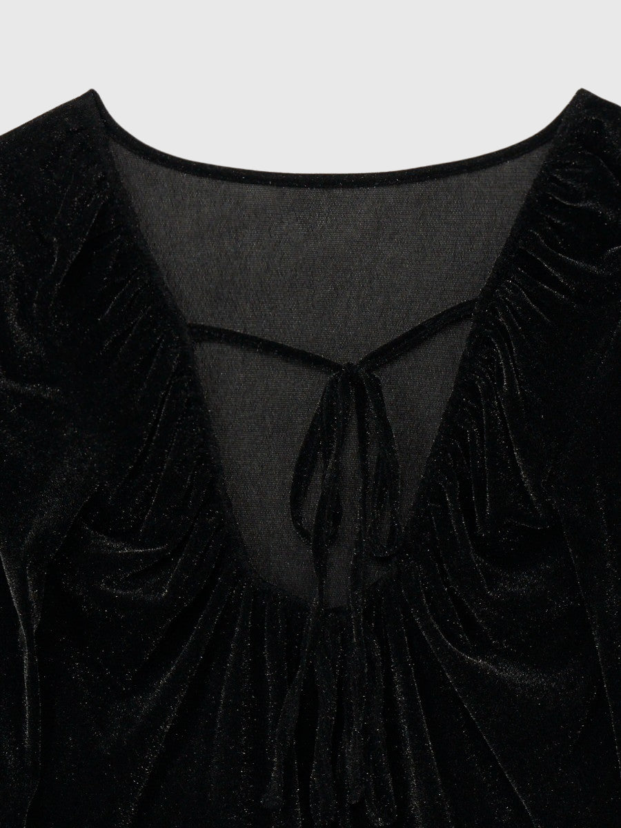 フロッキーチュールシアートップス