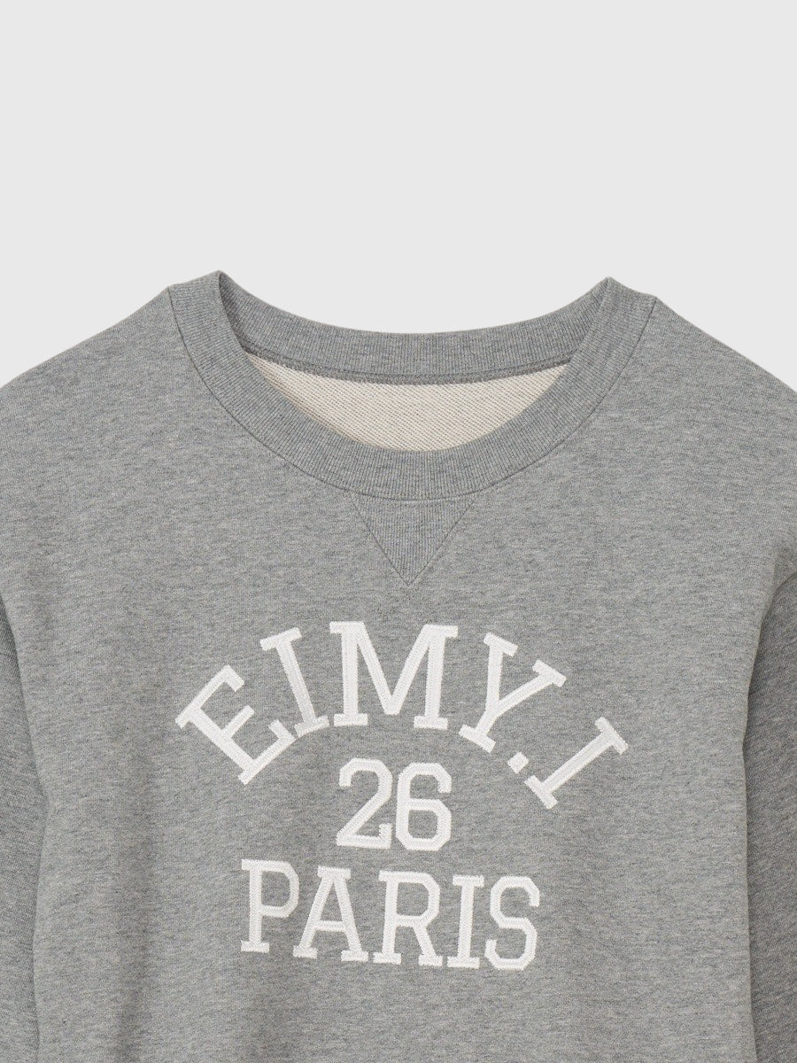 バリエプリントぺプラムスウェットトップス