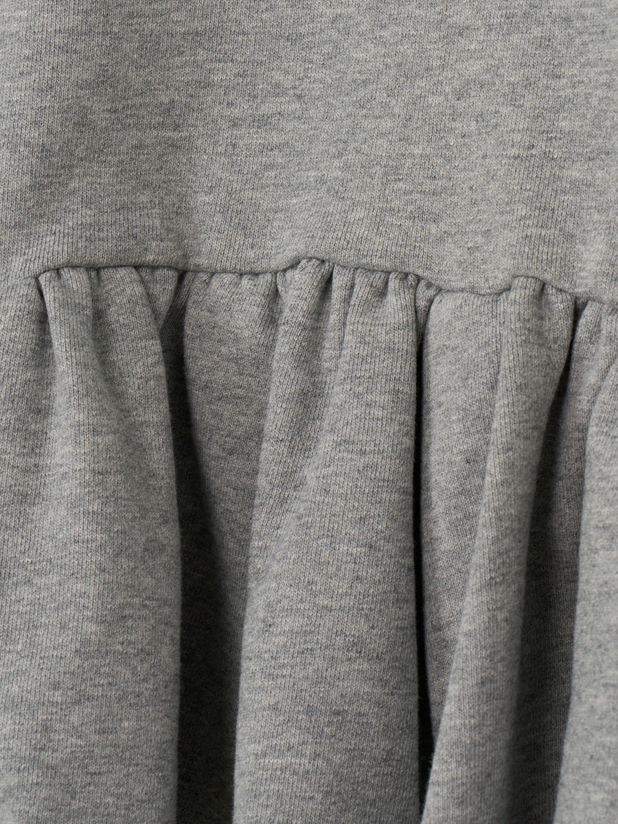 バリエプリントぺプラムスウェットトップス