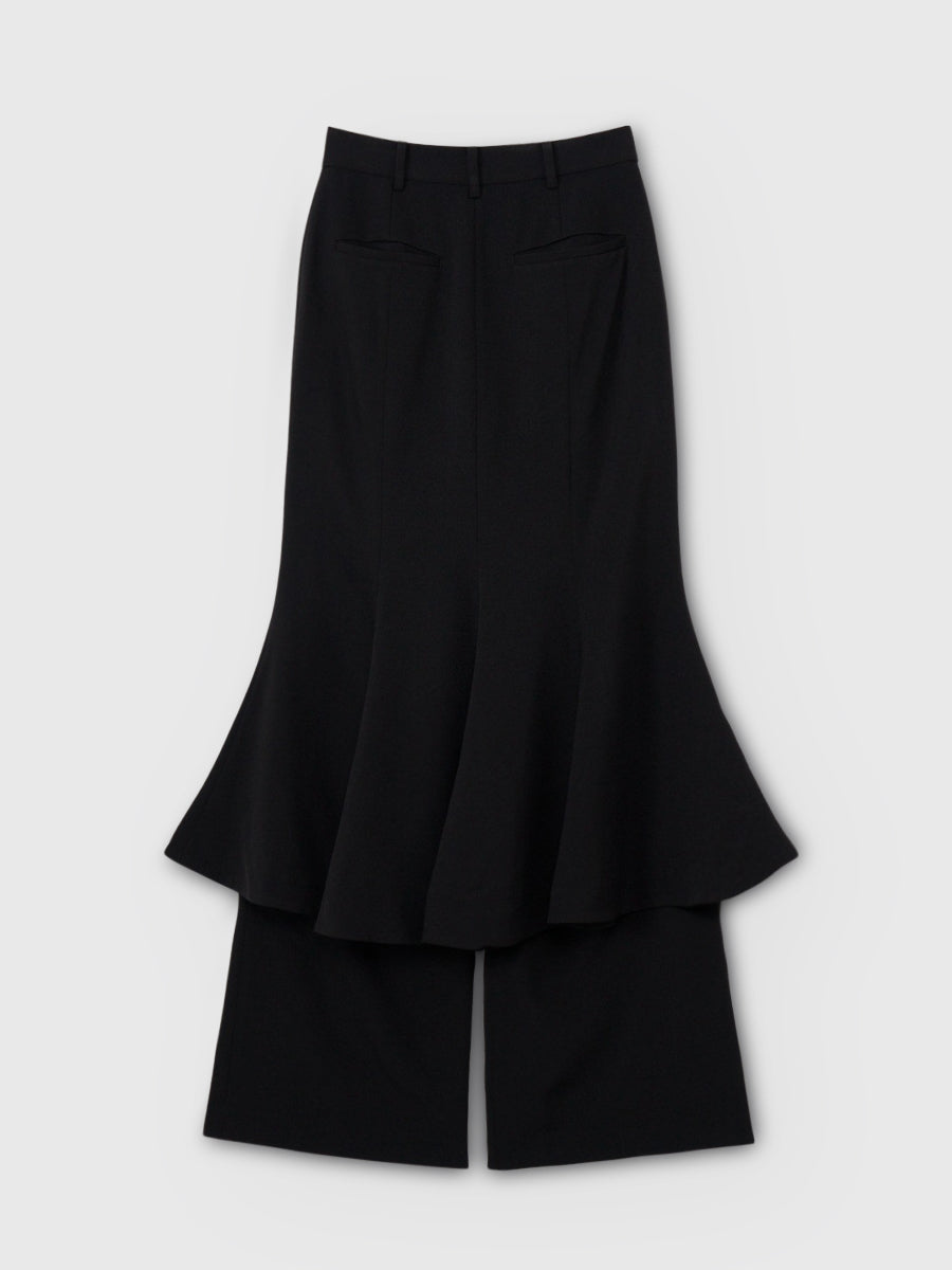 フレアラップワイドパンツ