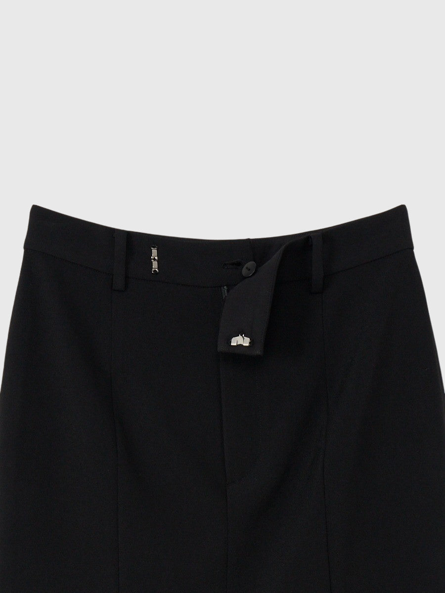 フレアラップワイドパンツ