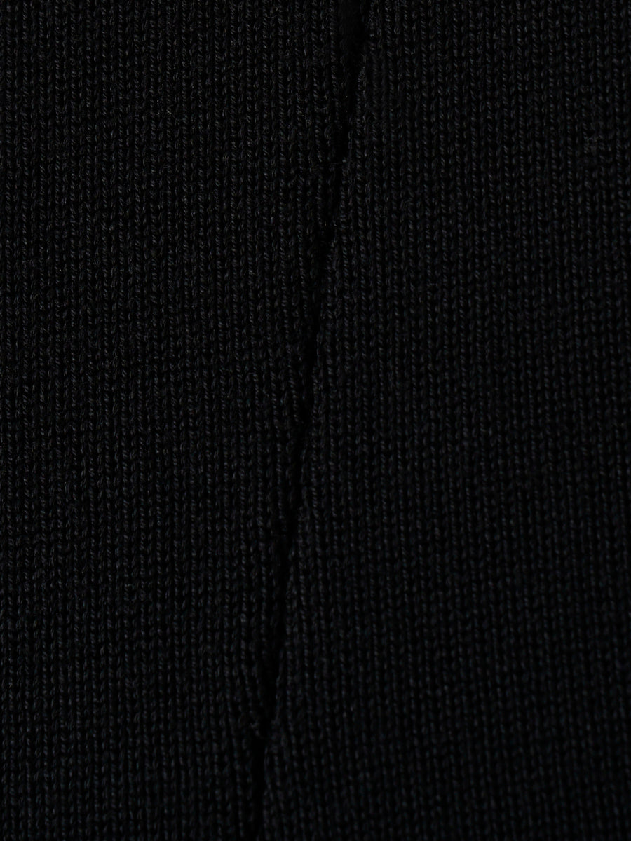 カーブシルエットニットコンビチュールフレアワンピース