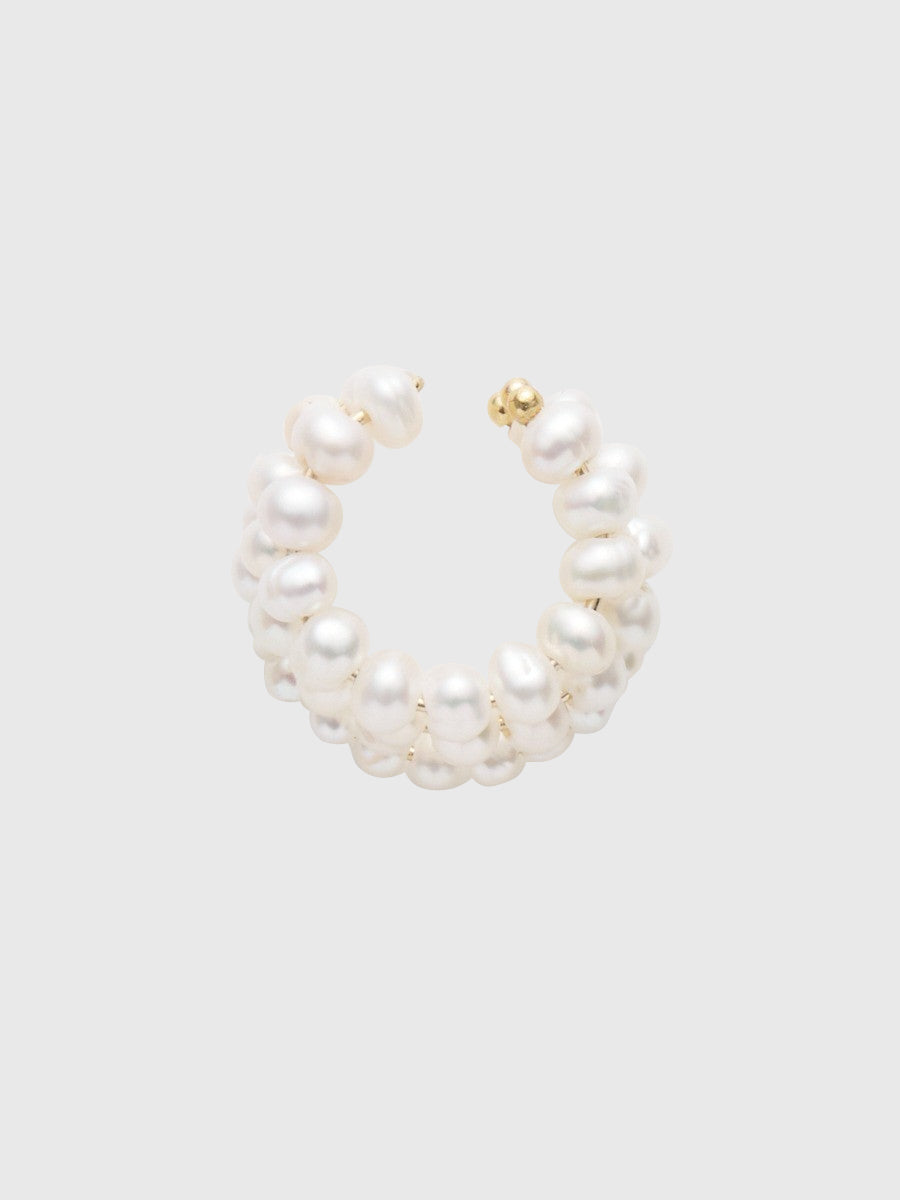 三連パールイヤーカフ