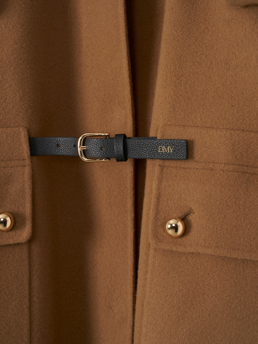 ドルマンシルエットロングコート