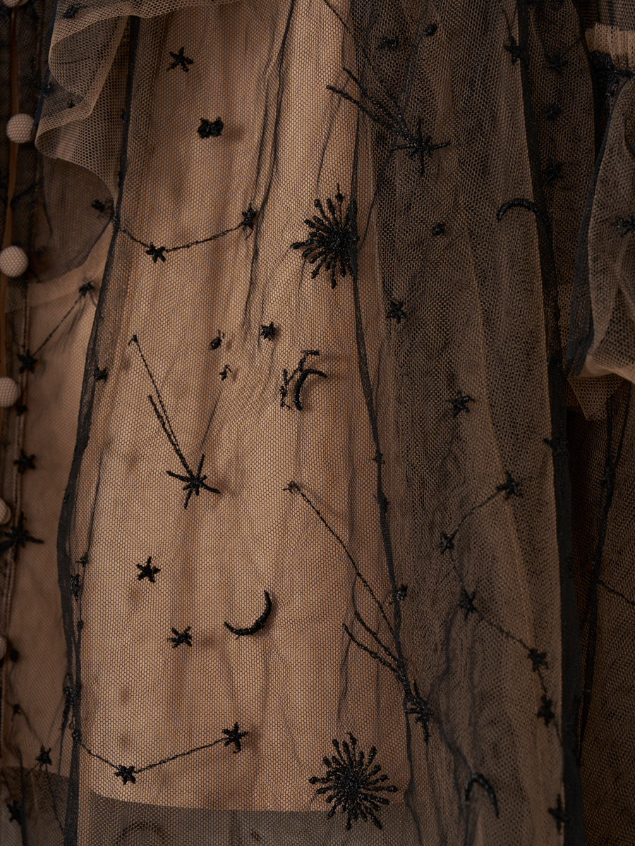 スターエンブロイダリーブラウス