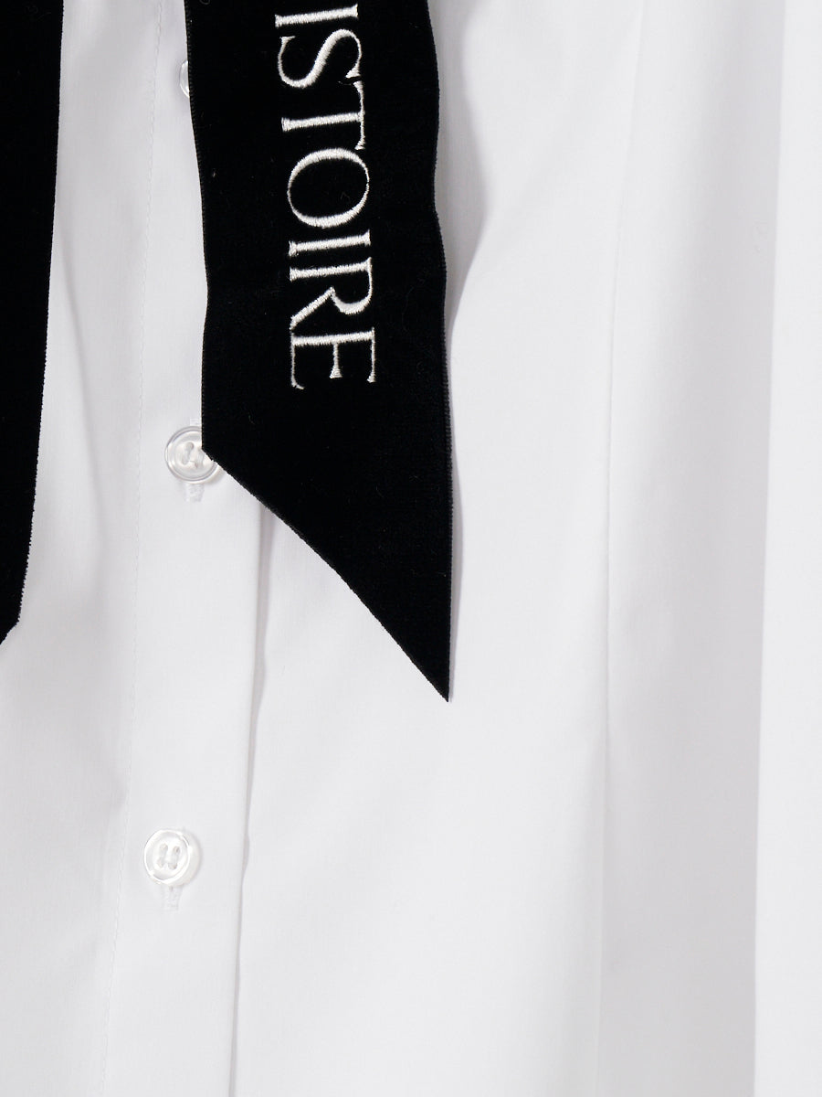 ベルベットリボンロゴシャツ