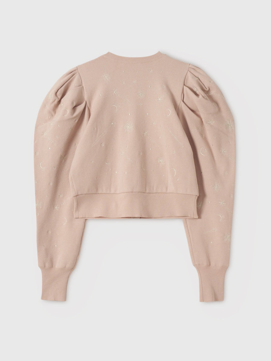 スターエンブロイダリーニット