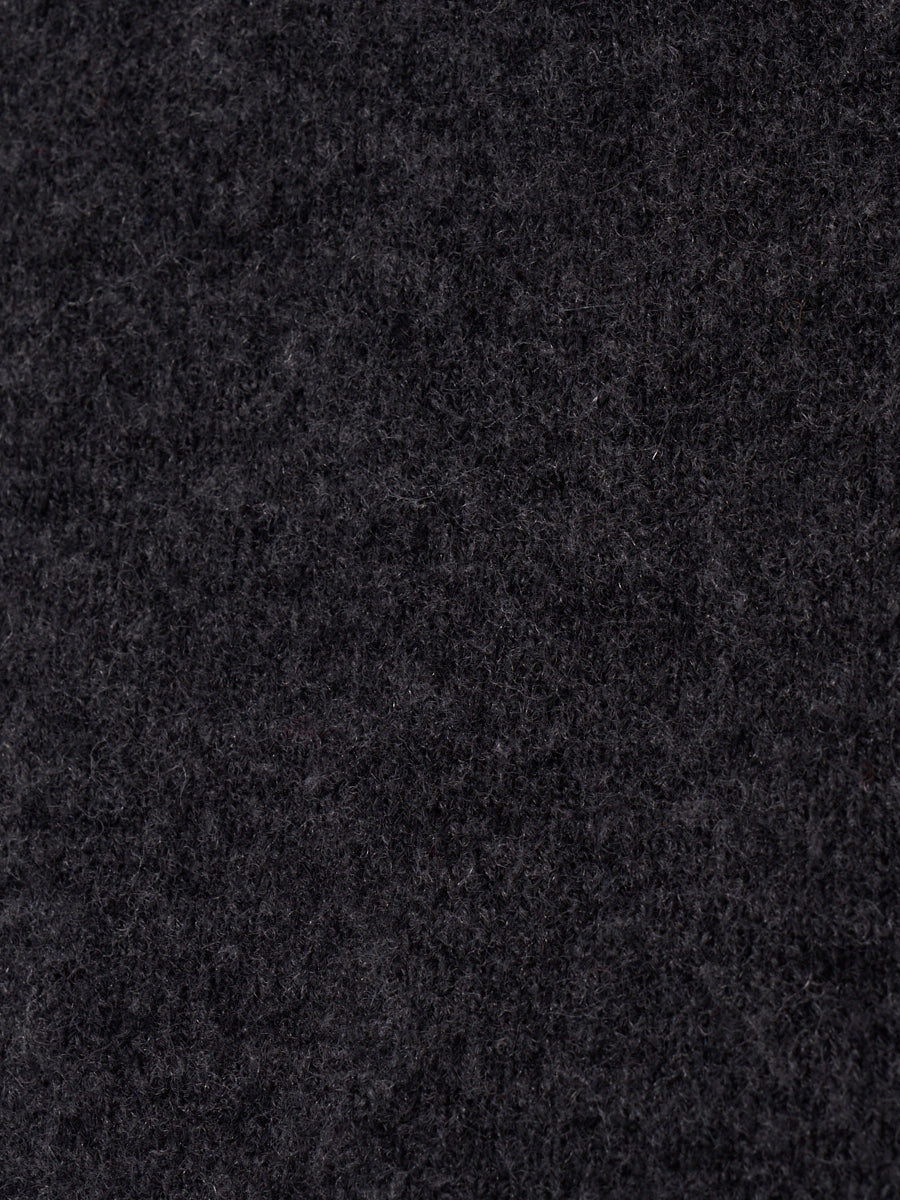 Attachedcollrモヘアカーディガン