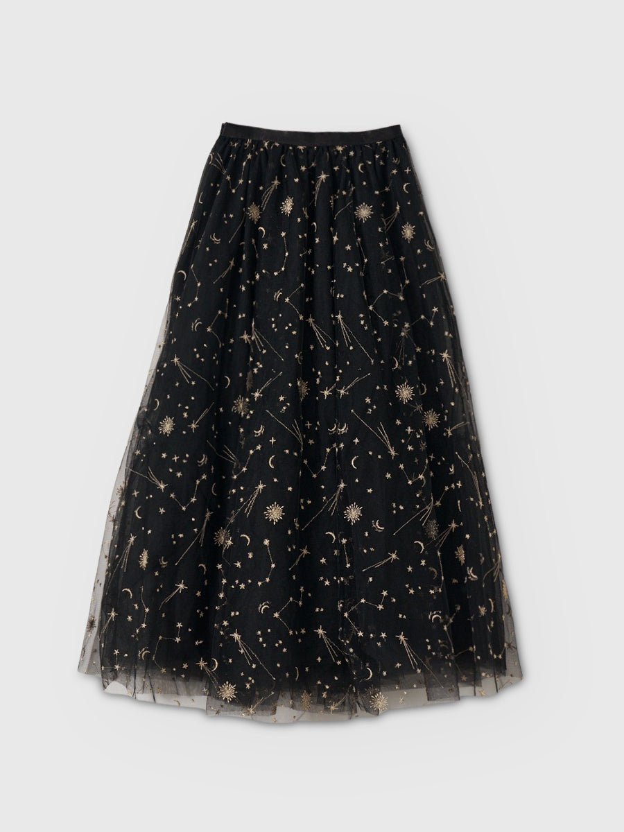 スターエンブロイダリースカート