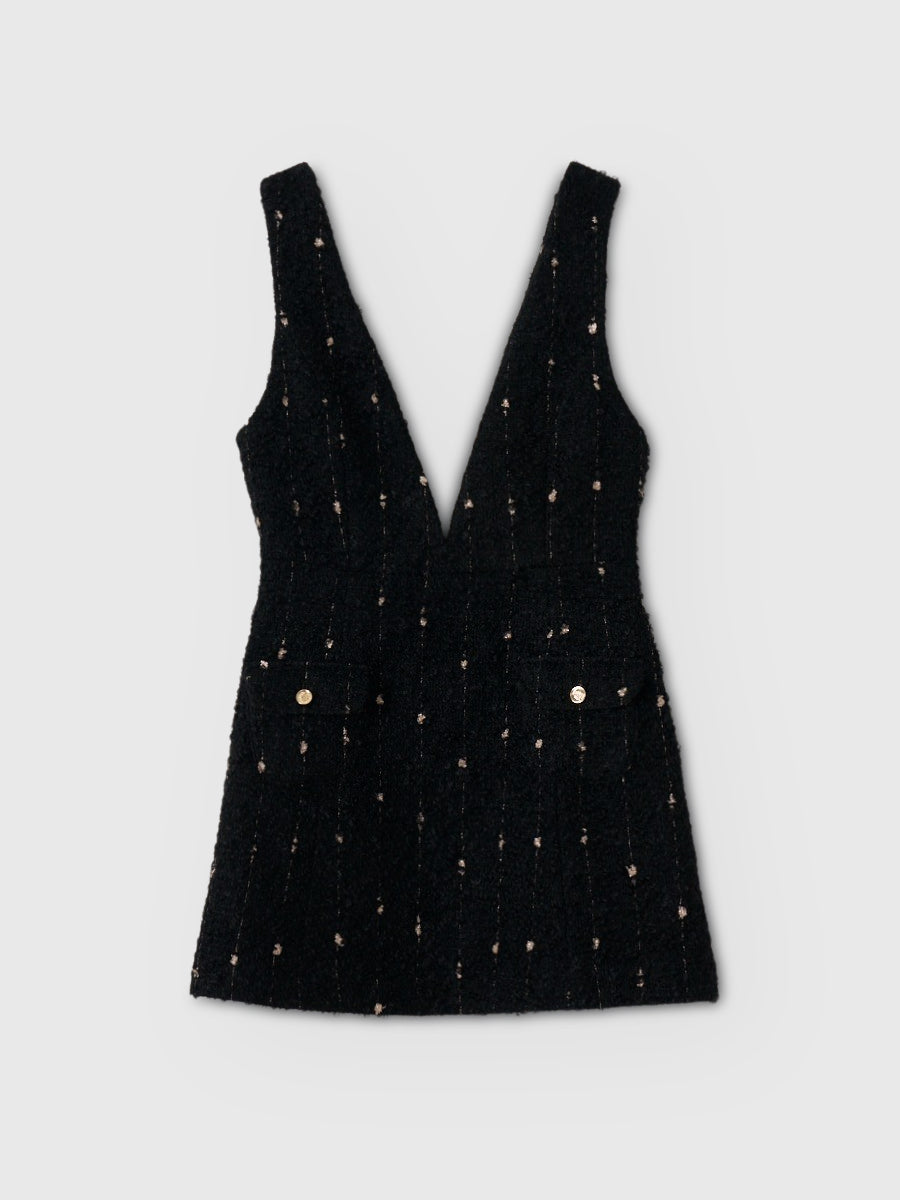キャンディーツイードミニワンピース