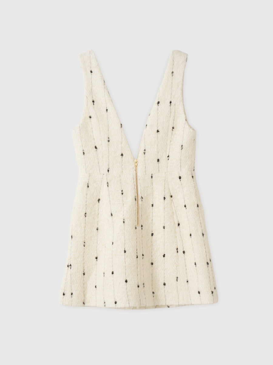 キャンディーツイードミニワンピース