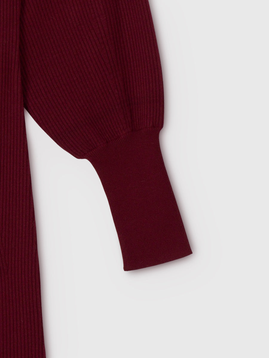 フロントロゴリブニットワンピース