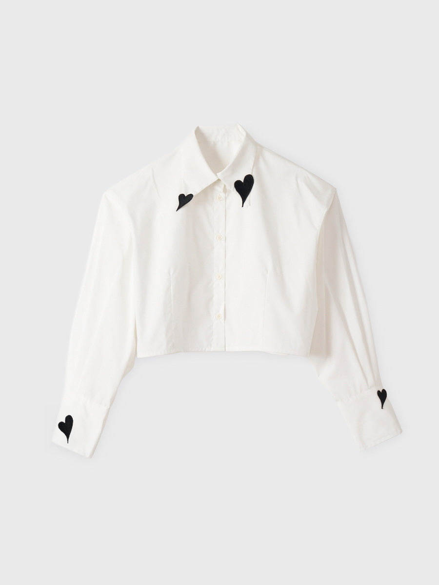 【PRE ORDER】ハートモチーフシャツ