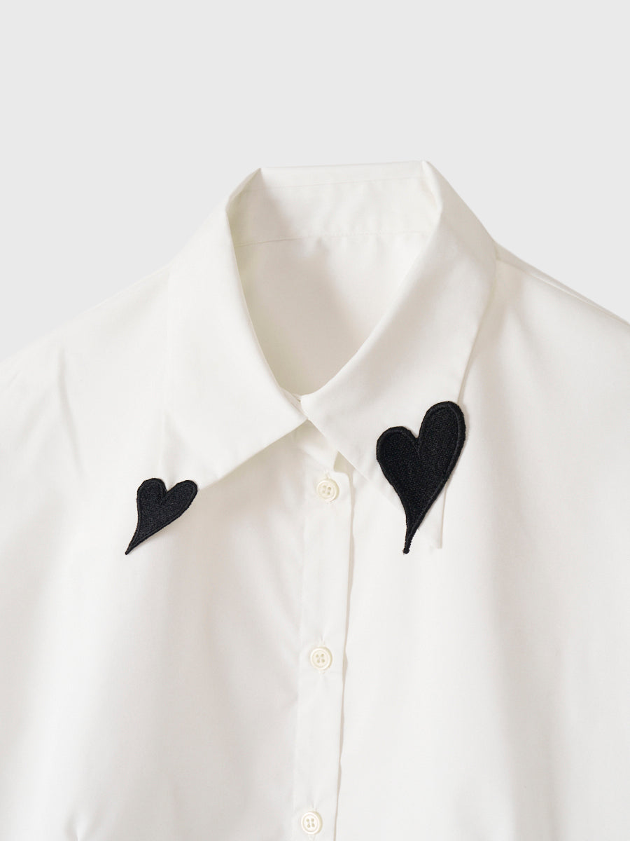 【PRE ORDER】ハートモチーフシャツ