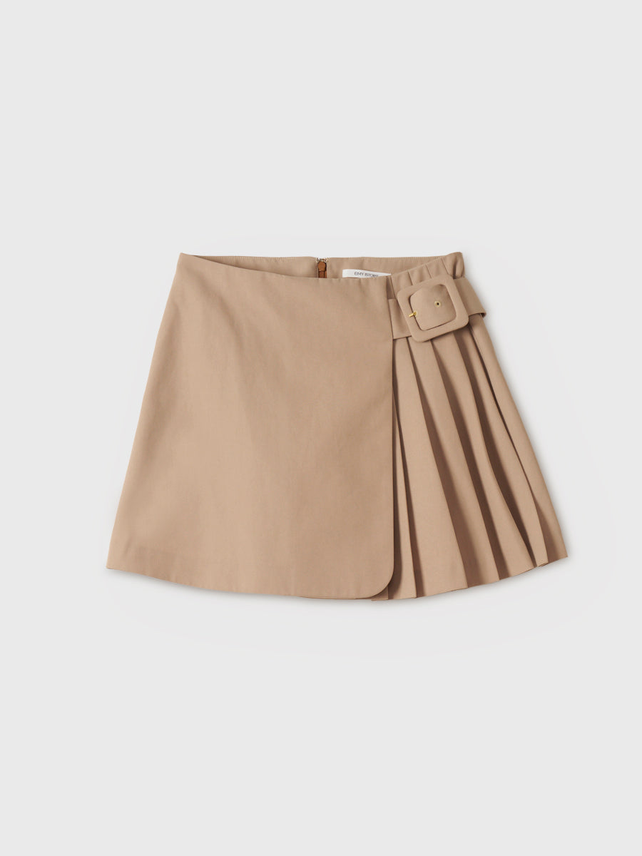 ハーフプリーツミニスカートショーパン