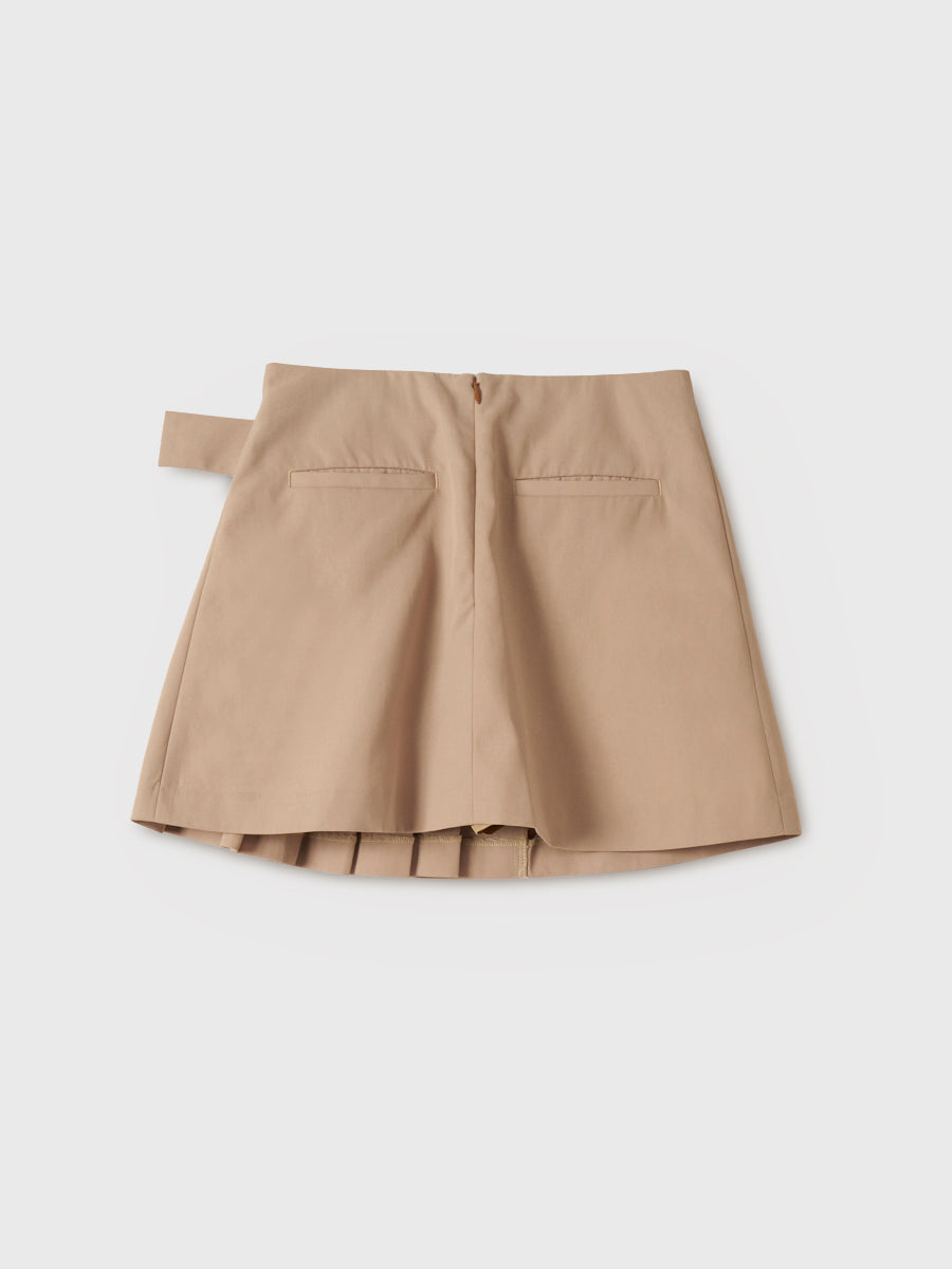 【PRE ORDER】ハーフプリーツミニスカートショーパン