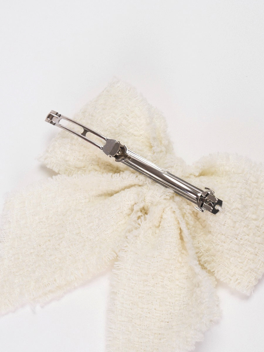 ツイードバレッタ