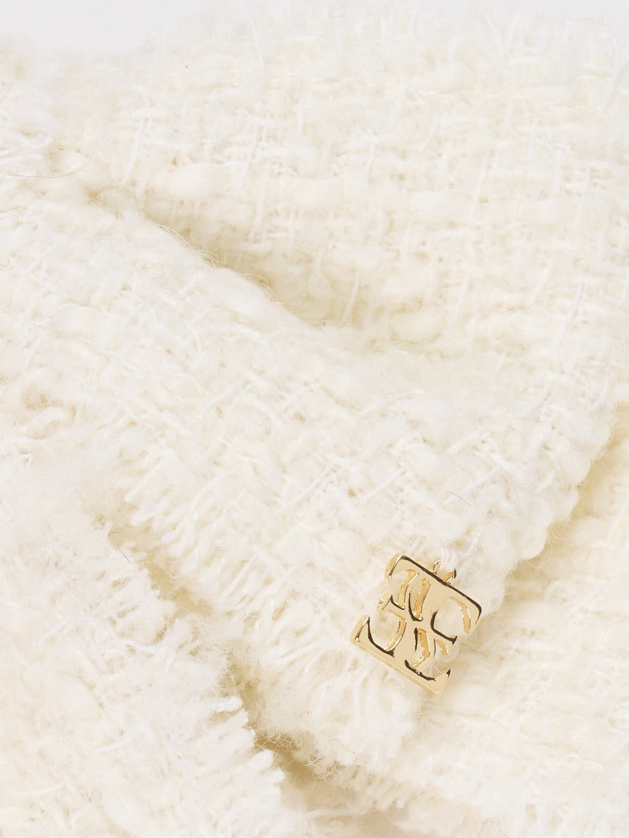 ツイードバレッタ