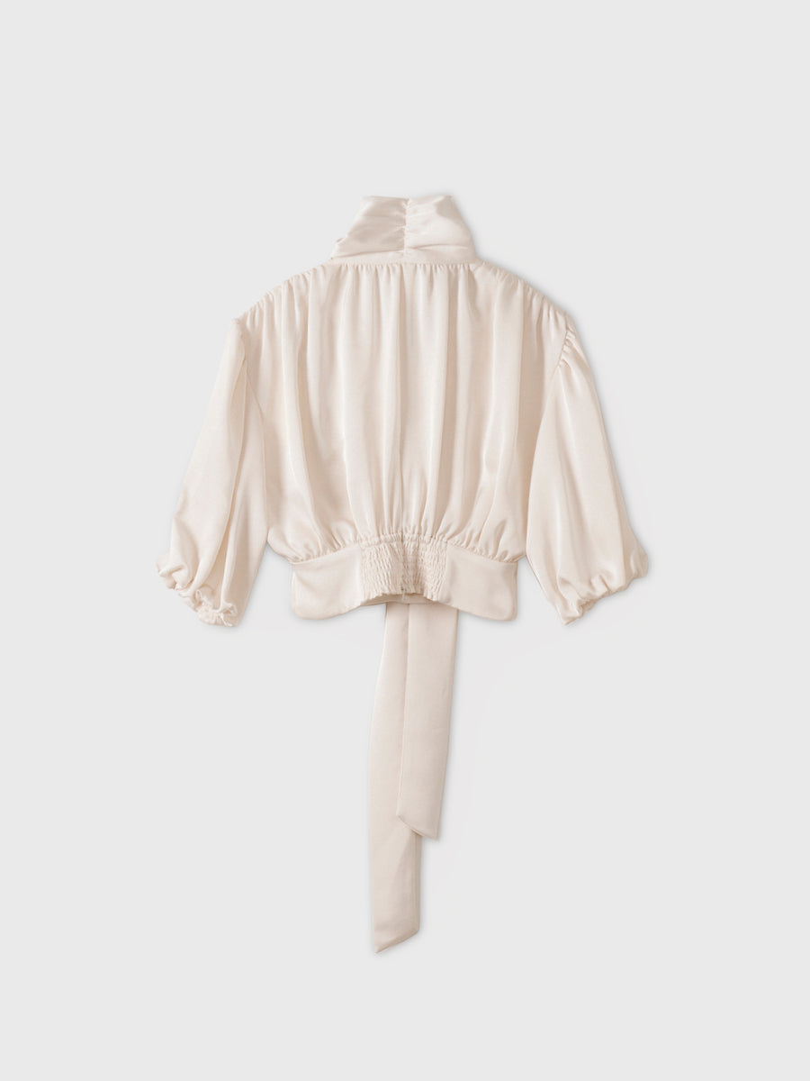 EIMY MARIÈE SATIN BLOUSE