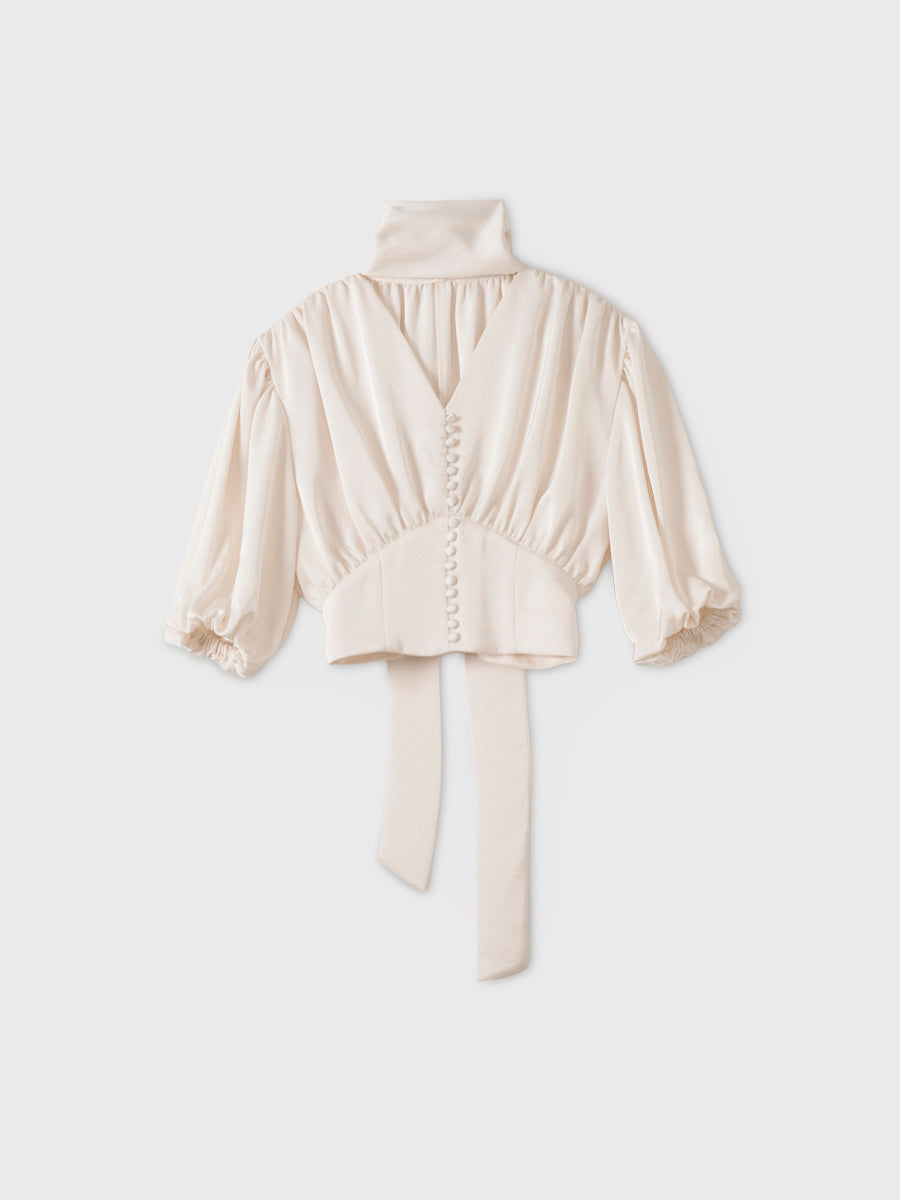 EIMY MARIÈE SATIN BLOUSE