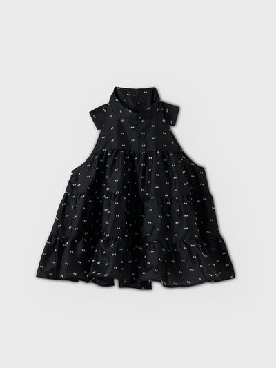 CAMILLE DOT JACQUARD TOP