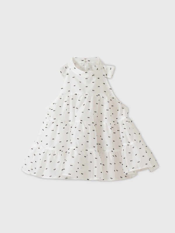 CAMILLE DOT JACQUARD TOP