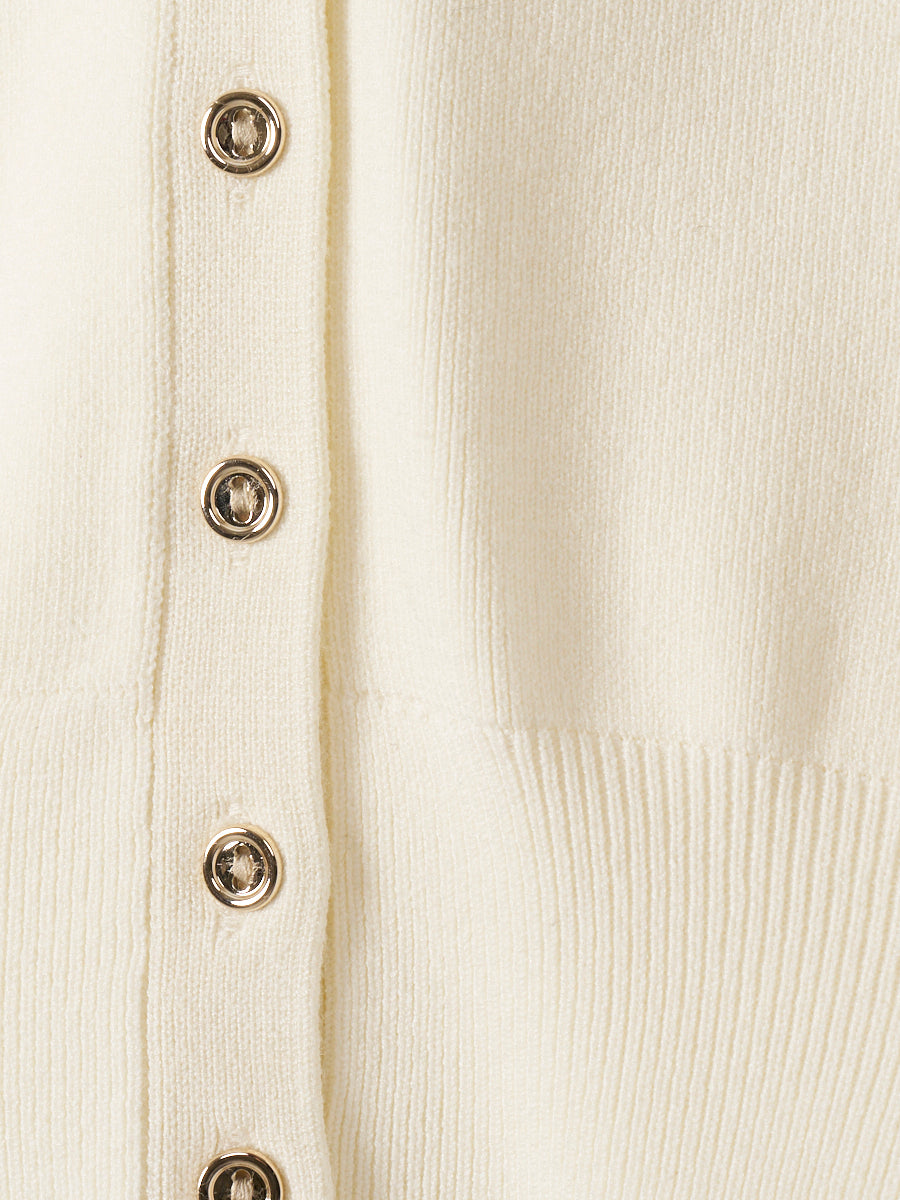 【PRE ORDER】EIMYロゴチャームニットカーディガン