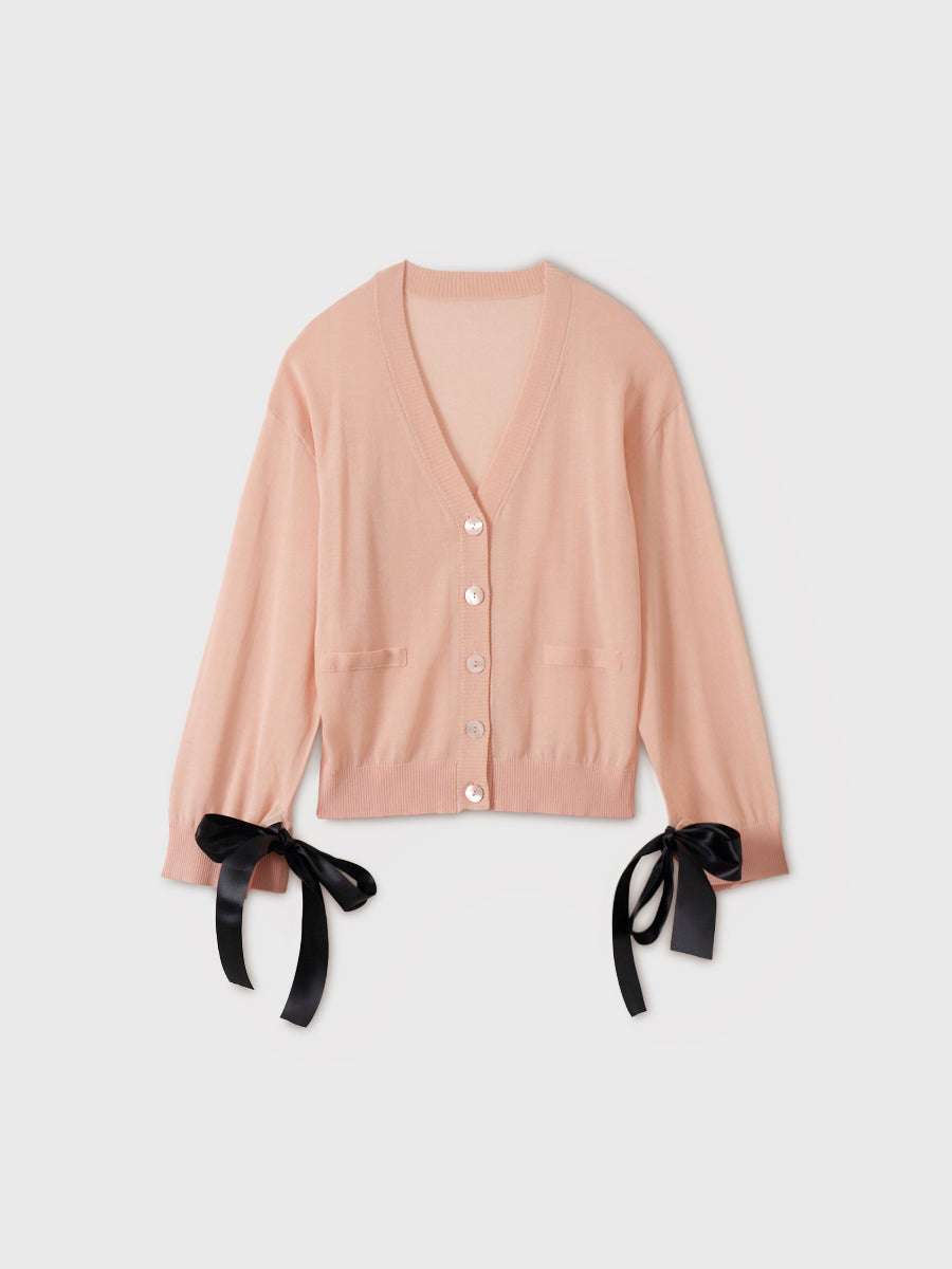 UV PROTECTION RIBBON CARDIGAN