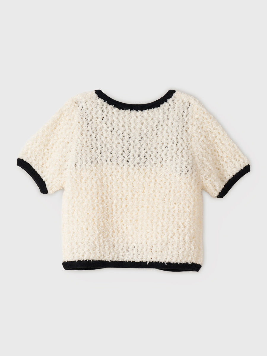 【PRE ORDER】リボンヤーンビスチェセットトップス