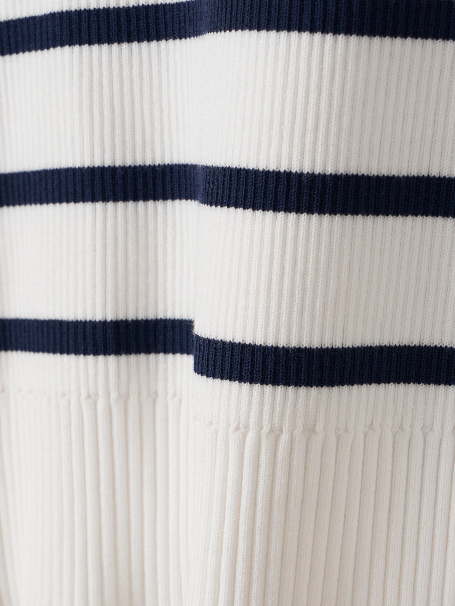 EIMYロゴボーダーニットプルオーバー