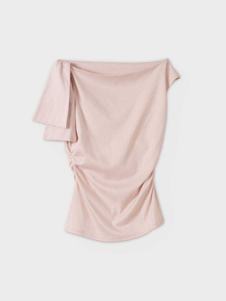 ASYMMETRY RIBBON TOPS