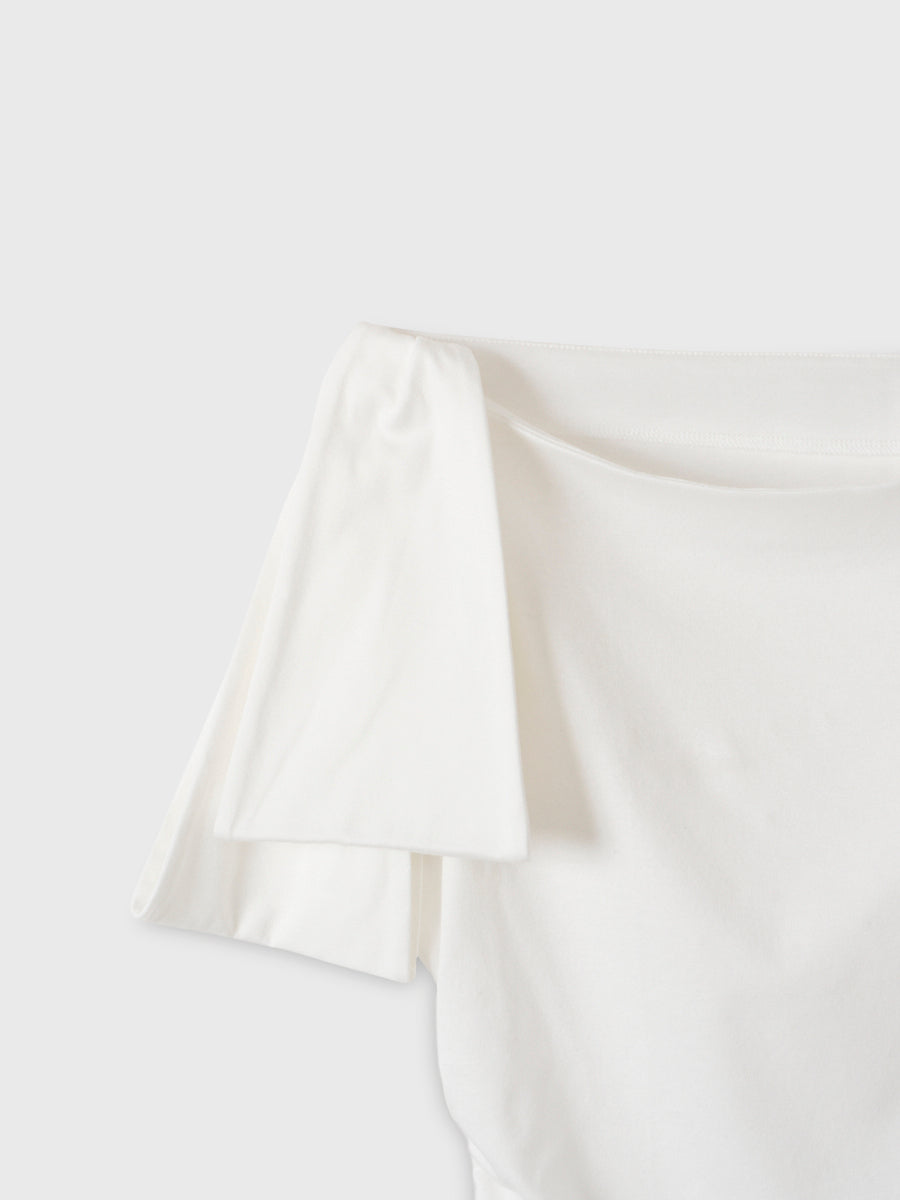 ASYMMETRY RIBBON TOPS